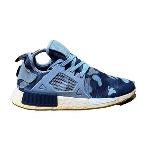 Adidas Originals Women's NMD_XR1 Blue Duck Camo Shoes Size 9.5 BA7754 NO INSOLES